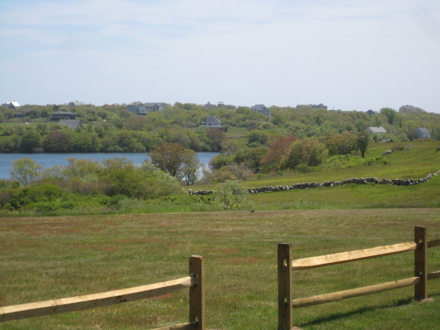 Stone walls are everywhere.