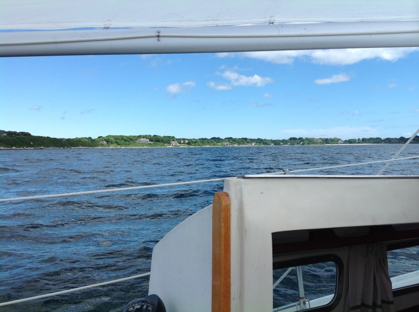 Sailing off Fishers Island.