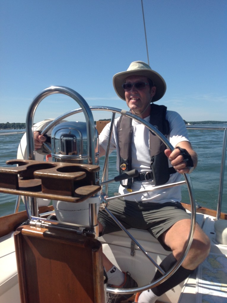 Jeff took to the wheel like a natural.