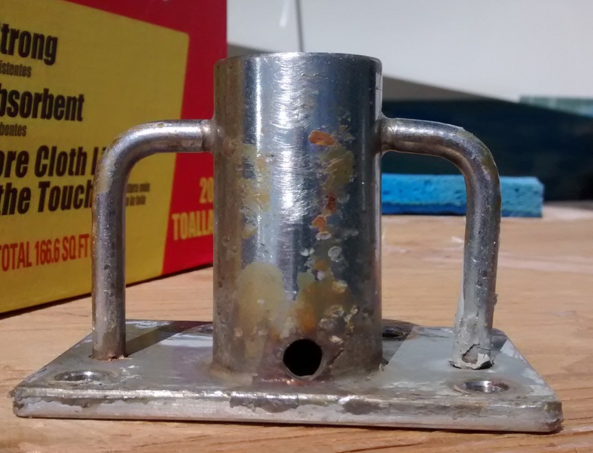 The brown crap is the Cetol.