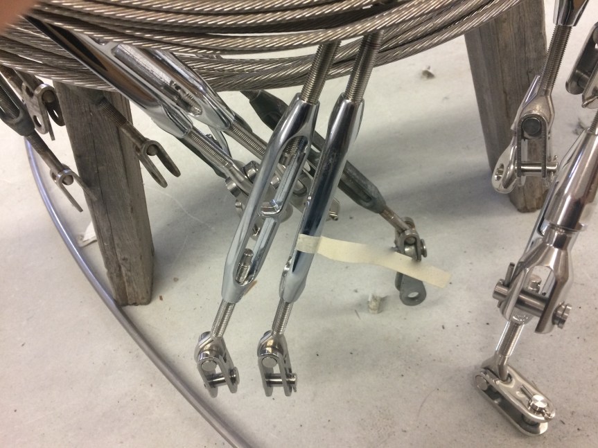 Visiting our standing&nbsp;rigging.